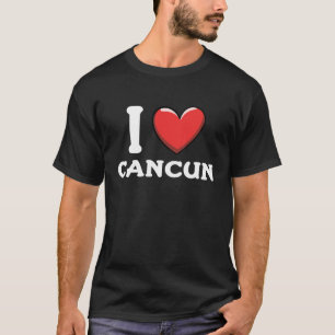 I Liebe Cancun Mexiko 3 T-Shirt