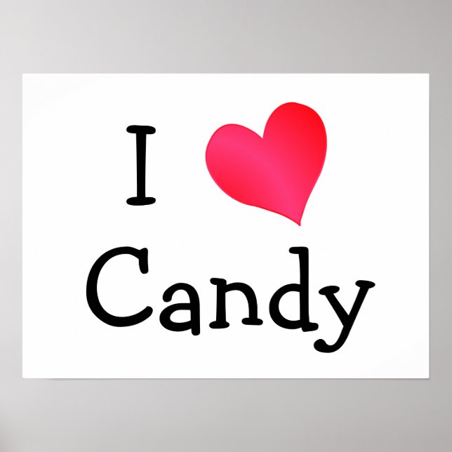I Liebe Candy Poster (Vorne)