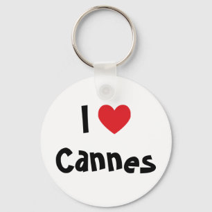 I Liebe Cannes Schlüsselanhänger