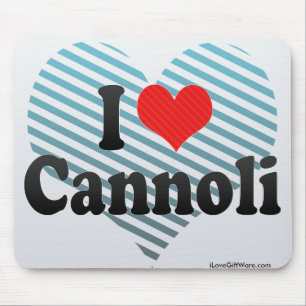 I Liebe Cannoli Mousepad