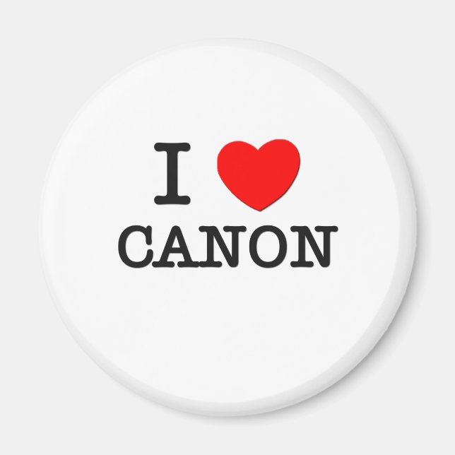 I Liebe Canon Magnet (Vorne)