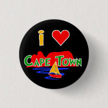 I Liebe Cape Town Table Mountain Abzeichen