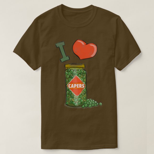 I Liebe Capers  T-Shirt (Design vorne)