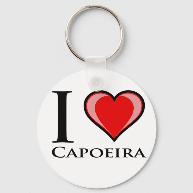 I Liebe Capoeira Schlüsselanhänger (Vorderseite)
