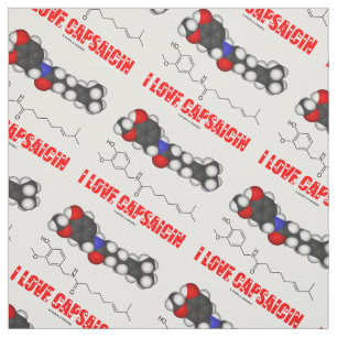 I Liebe Capsaicin Chili Pepper Chemical Molecule Stoff