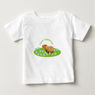 I Liebe Capybaras Baby T-shirt