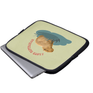 I Liebe Capybaras Electronics Sleeve