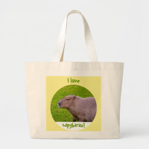 I Liebe Capybaras Jumbo Stoffbeutel