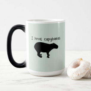 I Liebe Capybaras Magische Morphing Tasse