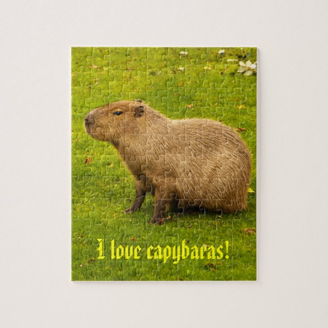 I Liebe Capybaras Puzzle (Vertikal)