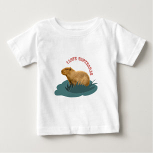 I Liebe Capybaras Säugling Baby T-shirt