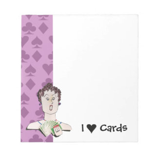 I Liebe Cards Notepad Notizblock