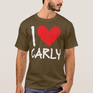 I Liebe Carly Name Personalisiert Girl Beste Freun T-Shirt