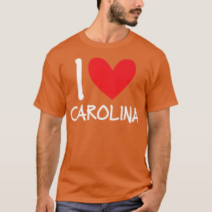 I Liebe Carolina Name Personalisiert Girl Beste Fr T-Shirt