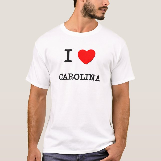 I Liebe Carolina T-Shirt (Vorderseite)