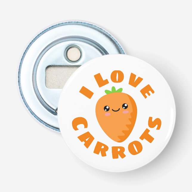 I Liebe Carrots Flaschenöffner (Vorderseite)