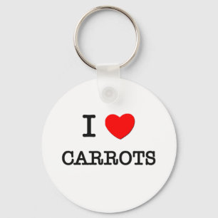 I Liebe CARROTS (Lebensmittel) Schlüsselanhänger