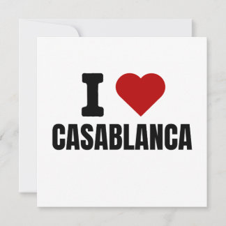 I Liebe casablanca - I heart casablanca morocco Save The Date