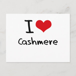 I Liebe Cashmere Postkarte