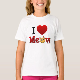 "I Liebe Cats" - Ich höre Katzen T Shirt Kinder