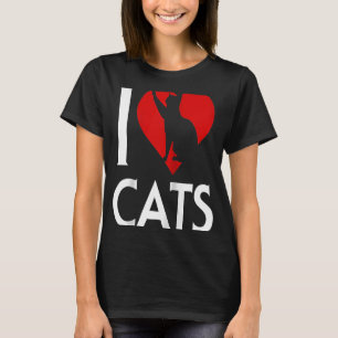 I Liebe Cats Kitten World Cat Day Maine Tomcat Kit T-Shirt
