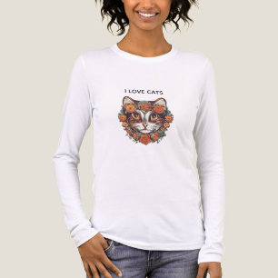 I LIEBE CATS PHANTASTISCH ART KATZLOVERDESIGN Tri-Blend SHIRT