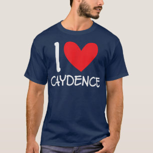 I Liebe Caydence Name Personalisiert Girl BESTE FR T-Shirt