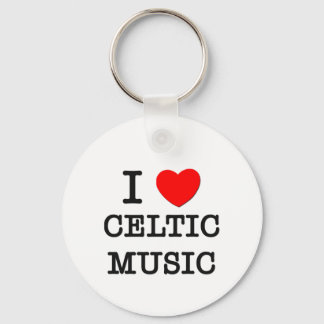 I Liebe Celtic Music Schlüsselanhänger
