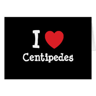 I Liebe Centipedes Herz-Brauch personalisiert