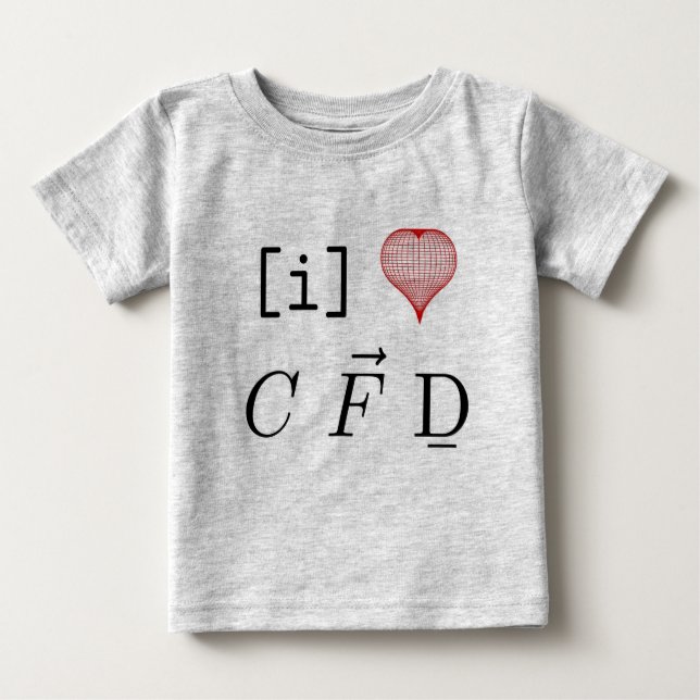 I LIEBE CFD BABY T-SHIRT (Vorderseite)