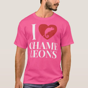 I Liebe Chameleons Veiled Panther Chamaeleonidae C T-Shirt