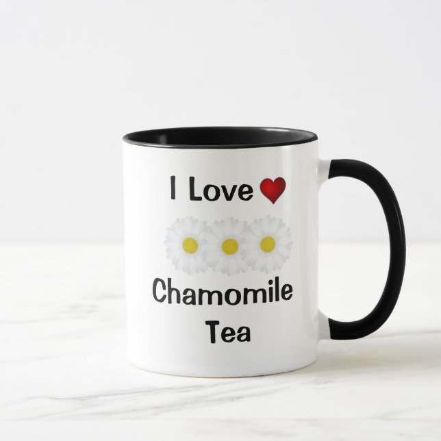 I Liebe Chamomile Tea Cup & Customizable Tasse (Rechts)