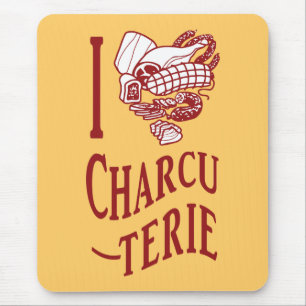 I Liebe Charcuterie Mousepad