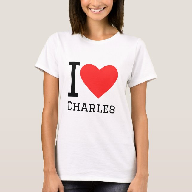 I Liebe Charles T-Shirt (Vorderseite)