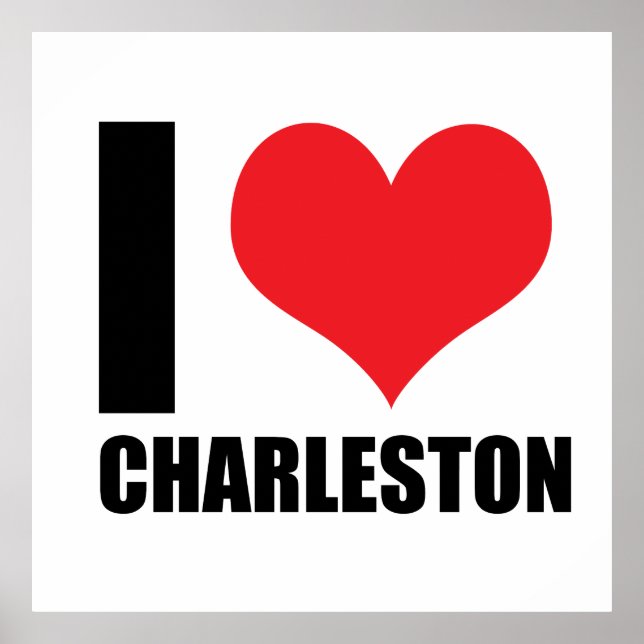 I Liebe Charleston Poster (Vorne)