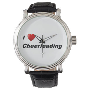 I Liebe Cheerleader Armbanduhr
