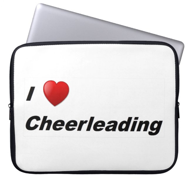 I Liebe Cheerleader Laptopschutzhülle (Vorderseite)