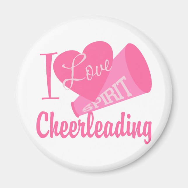 I Liebe Cheerleader Magnet (Vorne)