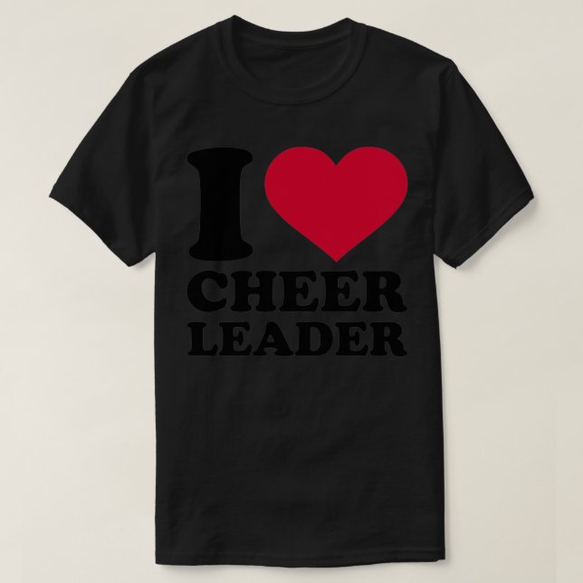 I Liebe Cheerleader T-Shirt (Design vorne)