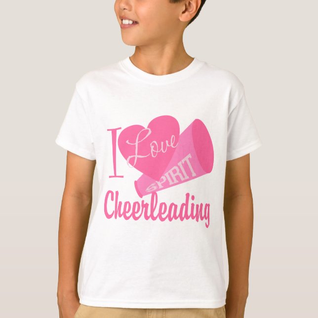 I Liebe Cheerleader T-Shirt (Vorderseite)