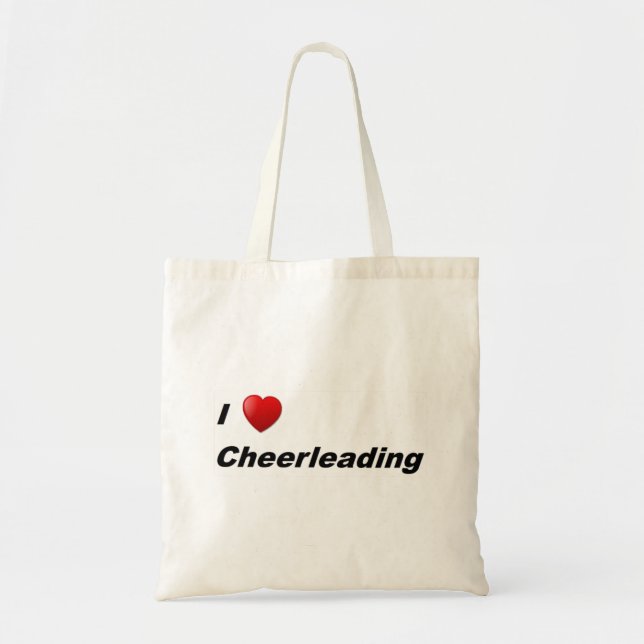 I Liebe Cheerleader Tragetasche (Vorne)