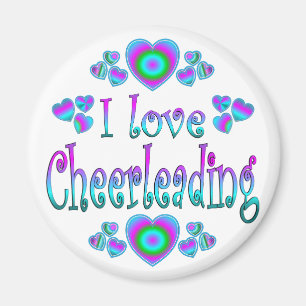 I Liebe Cheerleading Magnet