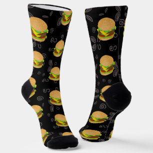 I Liebe Cheeseburgers Socken