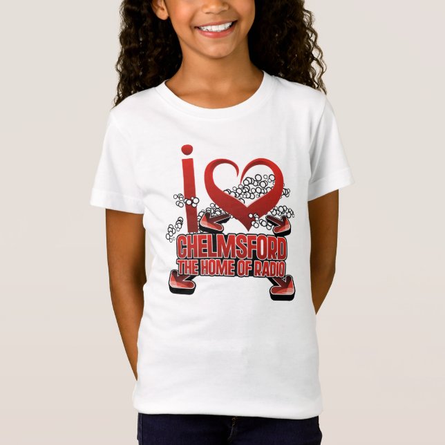 I Liebe Chelmsford das Zuhause des Radiot-shirts T-Shirt (Vorderseite)