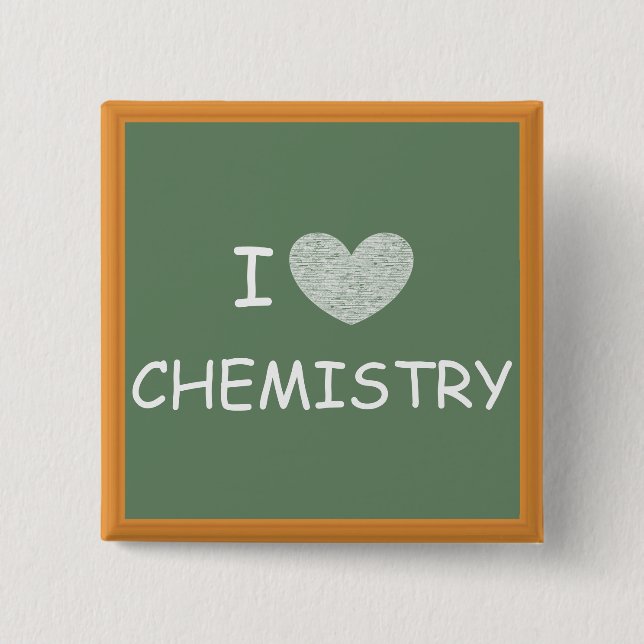 I Liebe-Chemie Button (Vorderseite)