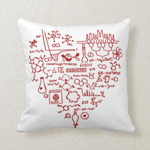 I Liebe-Chemie-Chemiker-Geschenk Kissen