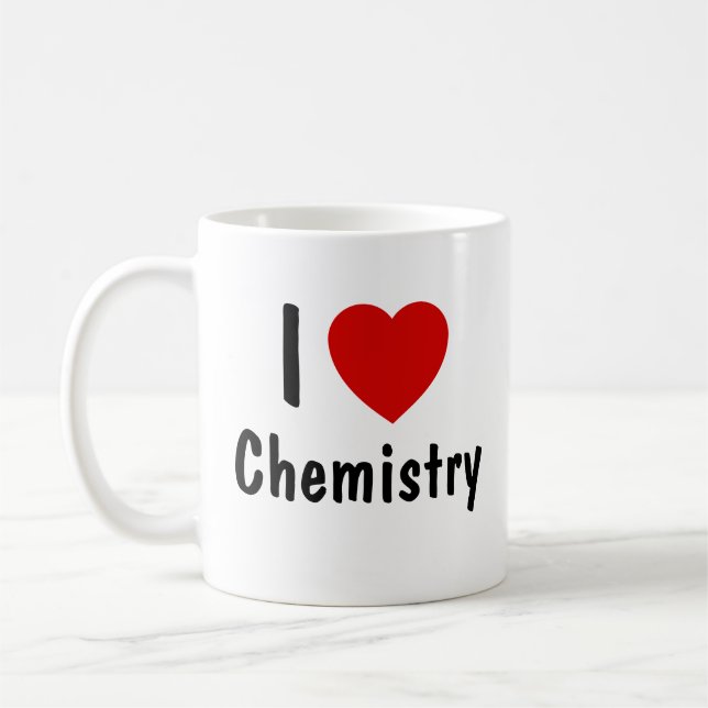 I Liebe Chemie Kaffeetasse (Links)