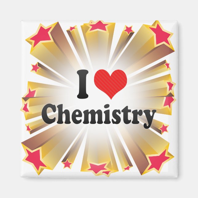 I Liebe Chemie Magnet (Vorne)