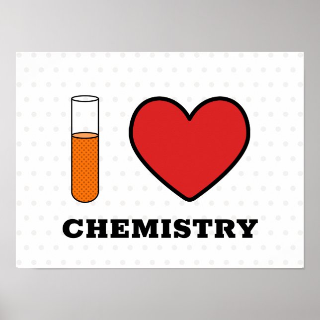 I Liebe Chemie Poster (Vorne)
