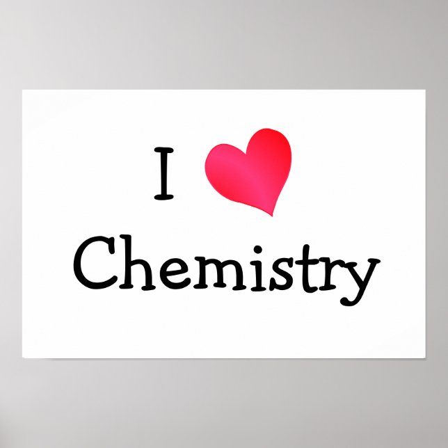I Liebe Chemie Poster (Vorne)